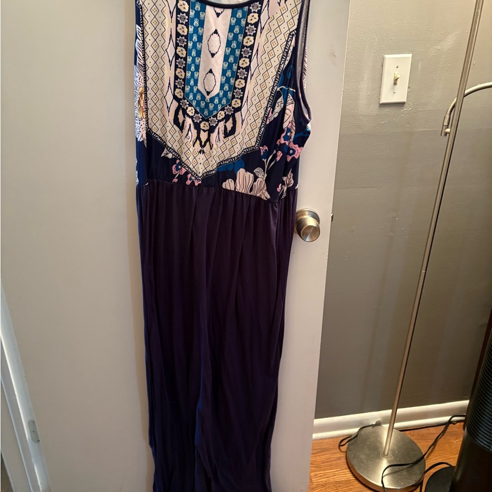 Sherosa Geometric Print maxi dress size 2x